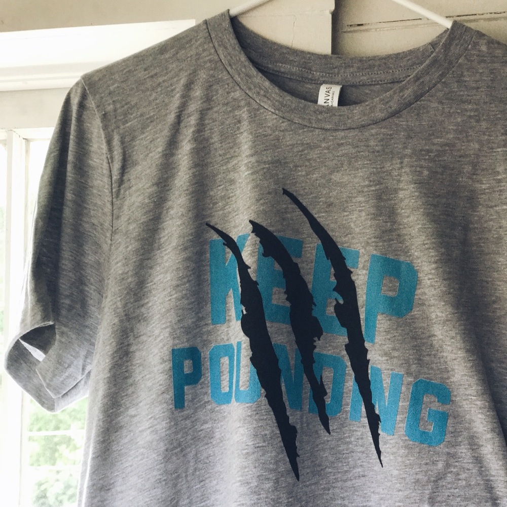Keep Pounding - Carolina Panthers T-Shirt